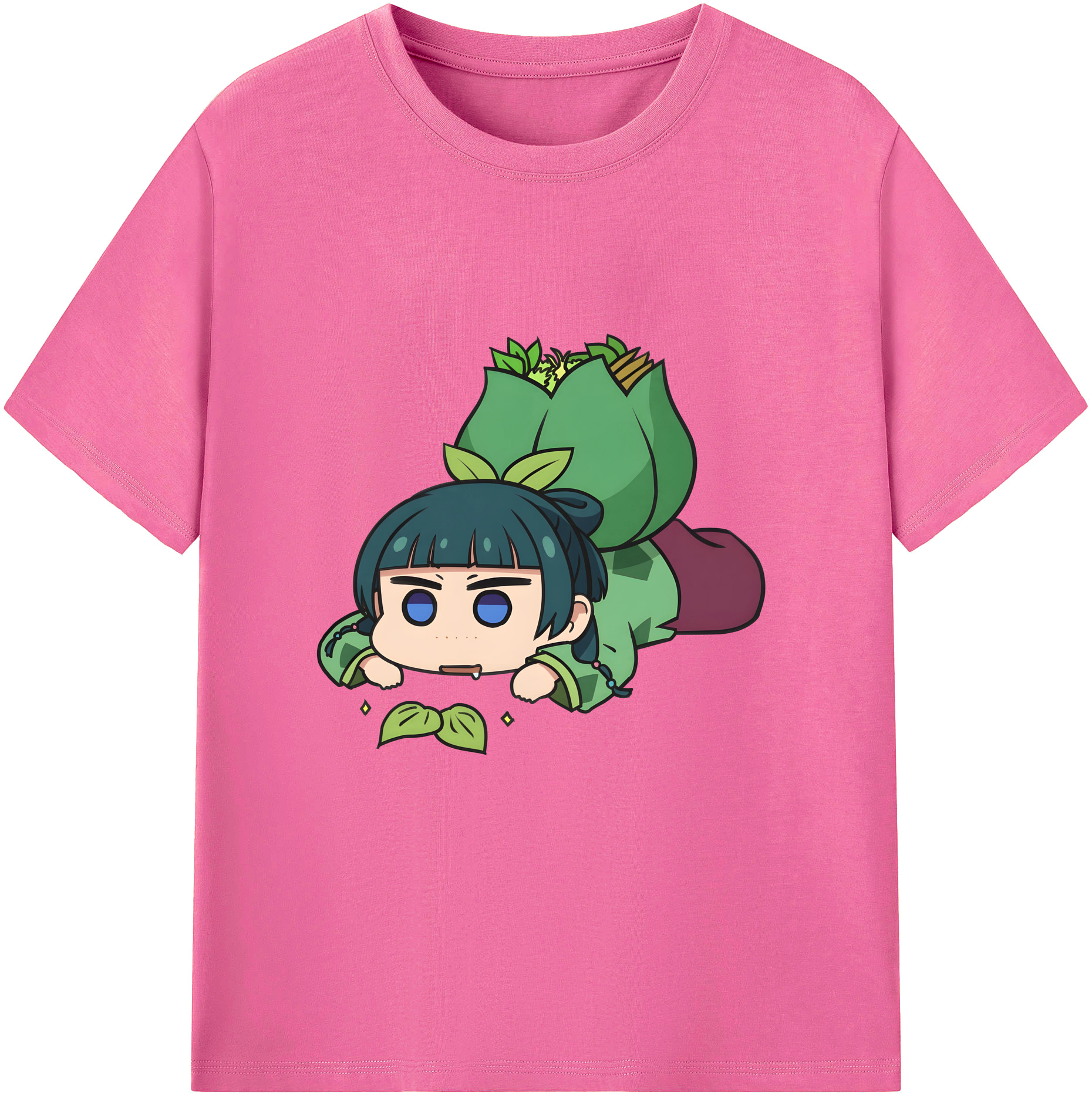 （画像用） 薬屋のひとりごと The Apothecary Diaries レディースカジュアルプリントTシャツ（綿100％）